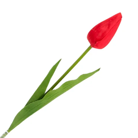 [w04039] Tulipan na gałązce 50cm czerwony