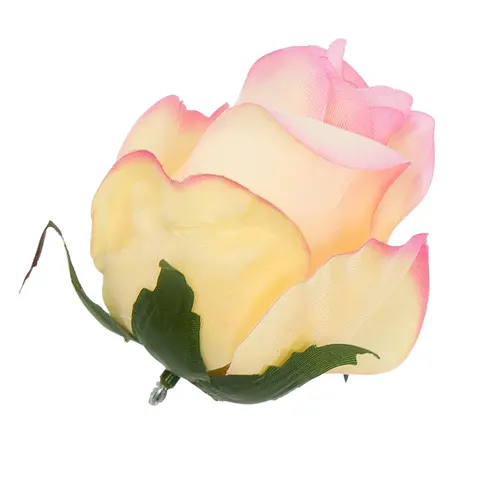 [68b209201] Róża główka 9cm kremowo-różowa