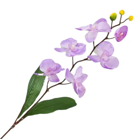 [w04128] Storczyk satynowy gałązka 75cm lawendowy