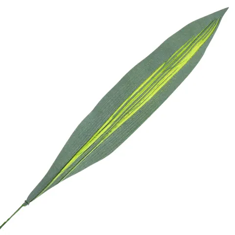 [68s31901] Liść draceny zielony z jasnozielonym środkiem 62cm