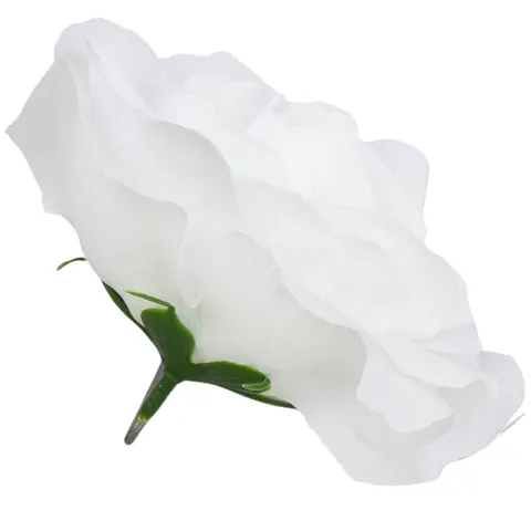 [w04291] Róża główka 12cm biała