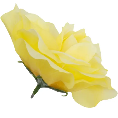 [w04293] Róża główka 12cm żółta