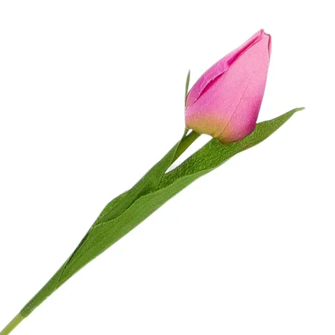 [w04334] Tulipan na gałązce 50cm ciemnoróżowy
