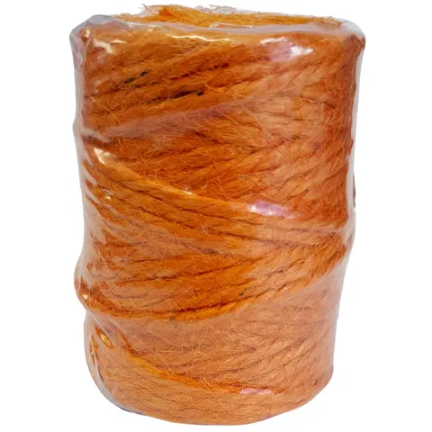 [74187] Sznurek jutowy pomarańczowy 50g 2mm