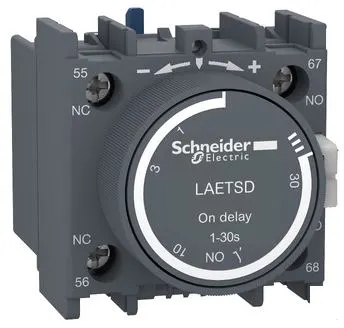 Styki pomocnicze z opóźnieniem czasowym Easy TeSys Control do styczników LC1E; LAETSD, SCHNEIDER ELECTRIC