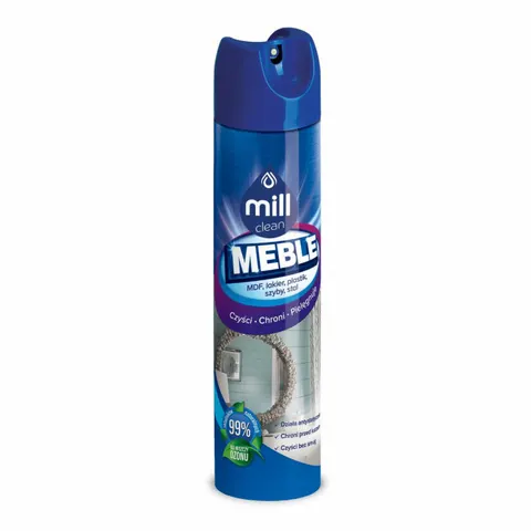 MILL CLEAN Preparat do pielęgnacji drewnianych mebli w aerozolu UNIWERSAL, 250 ml