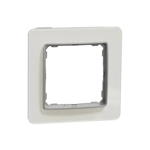 Sedna Elements, ramka 1-krotna, szkło białe; SDD360801 SCHNEIDER ELECTRIC
