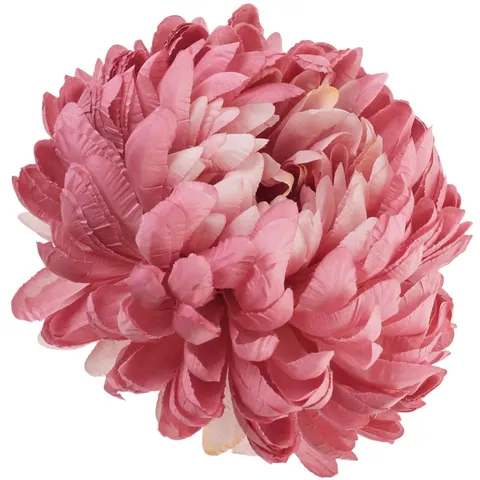 [68d69219] Chryzantema główka pełna 17cm różowa