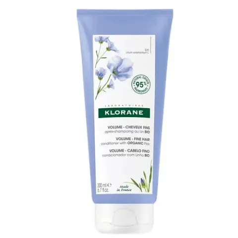 Klorane Volume Conditioner odżywka do włosów z lnem 200ml