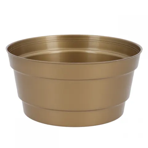 [60473] Misa plastikowa okrągła złota 16cm