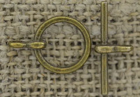 [11502] Zapięcie ozdobne amerykańskie brąz 2szt