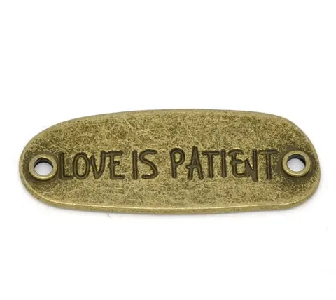 [11210] Zawieszka łącznik Love is patient