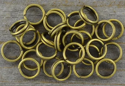 [101006] Ogniwka sprężynki 6mm kolor brąz 100szt