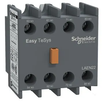 Styki pomocnicze Easy TeSys Control do styczników LC1E, 2NO + 2NC; LAEN22, SCHNEIDER ELECTRIC