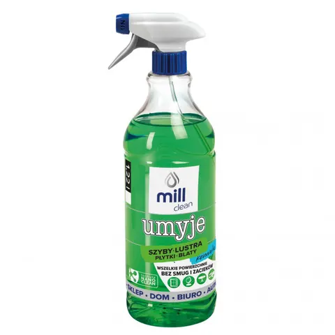 MILL CLEAN UMYJE Płyn do mycia szyb KONWALIA, 1,22 l
