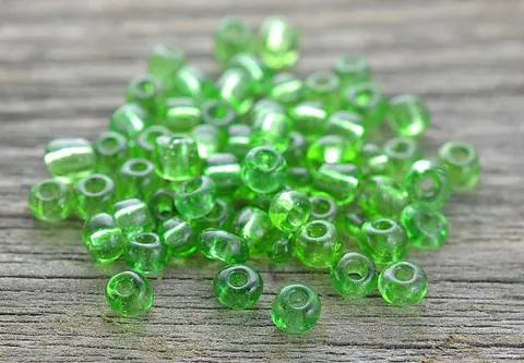 [70105] Koraliki drobne oponka zielone 7 gram