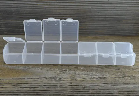[60404] Organizer plastikowy prostokątny 155*35mm