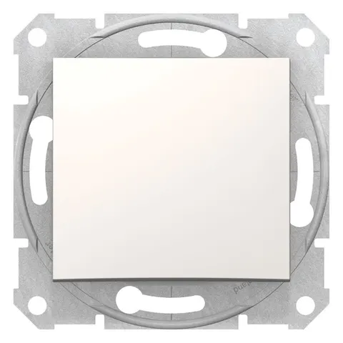 SEDNA Łącznik schodowy 10A kremowy; SDN400123, SCHNEIDER ELECTRIC