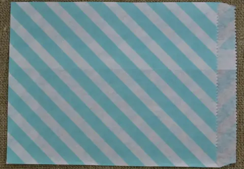 [73411] Torebka papierowa zebra biało-morska 2szt