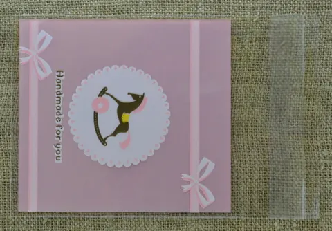 [71113] Torebki foliowe klejem z konikiem 3szt