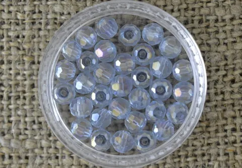 [901126] Koralik oponka 4mm lawendowa 20szt