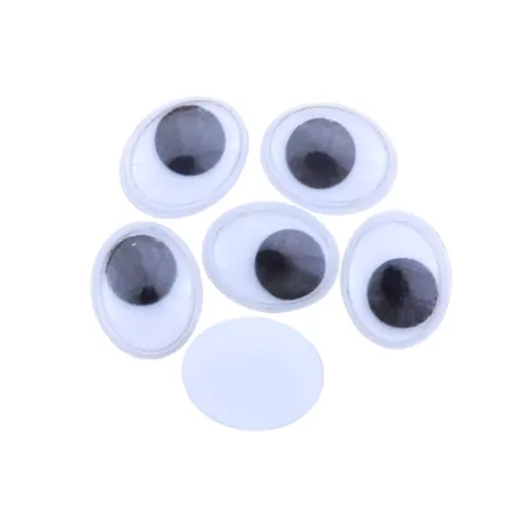 [550200] Oczy ruchome do naklejania 10*8mm 40szt