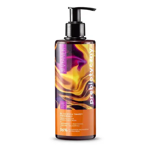 VIANEK PREBIOTYCZNY ŻEL DO MYCIA TWARZY Z WITAMINĄ C 300ML