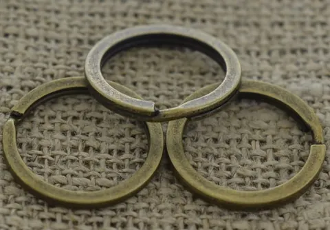 [17197] Baza breloka okrągła 20mm kolor brąz 2szt