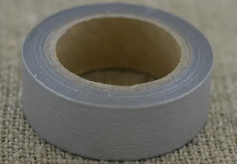 [606039] Taśma washi tape kolor stalowy 10m