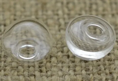[614110] Forma szklana klosz 10mm z otworem 3mm