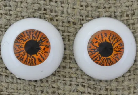 [550196] Oczy do naklejania brązowe 16mm 1 para
