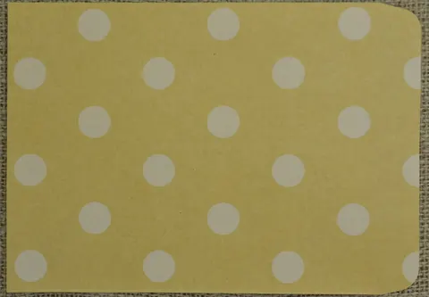 [73469] Torebka papierowa szara w białe kropki 2szt