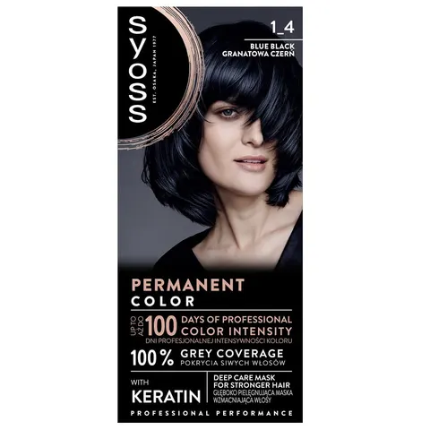SYOSS FARBA DO WŁOSÓW 1-4 GRANATOWA CZERŃ/BLUE BLACK