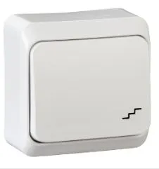 Prima Łącznik natynkowy schodowy IP20, biały; WDE001060, SCHNEIDER ELECTRIC