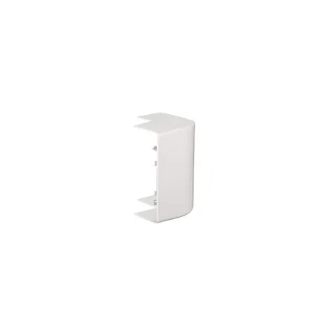 Łącznik zewnętrzny Optiline 45 - 140 x 55 mm - PC/ABS - biel polarna