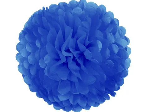 [59423] Pompon papierowy 25cm granatowy