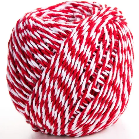 [73904] Sznurek piekarski BAKER'S TWINE czerwono-biały