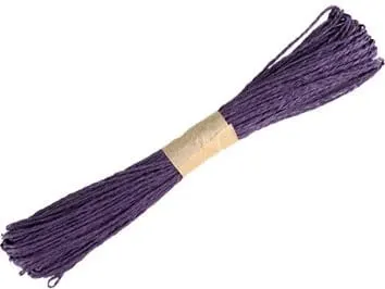 Sznurek papierowy w zwoju fioletowy 30m 2mm