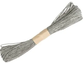 Sznurek papierowy w zwoju popielaty 30m 2mm