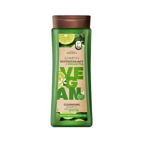 Joanna Vegan szampon oczyszczający z bergamotką 300ml