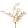 [680279] Gałązka brokatowa asparagus złota