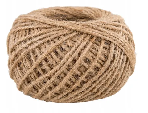 [74155] Sznurek jutowy naturalny 45 metrów 2mm