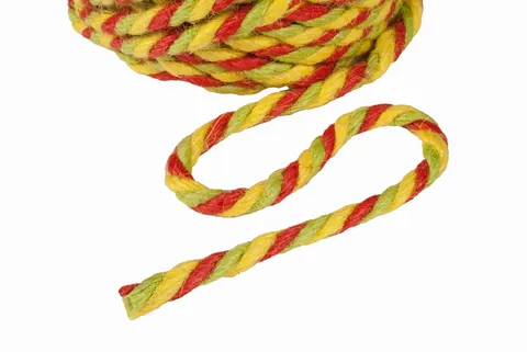 [74163] Sznurek jutowy trójkolorowy 200g 5mm