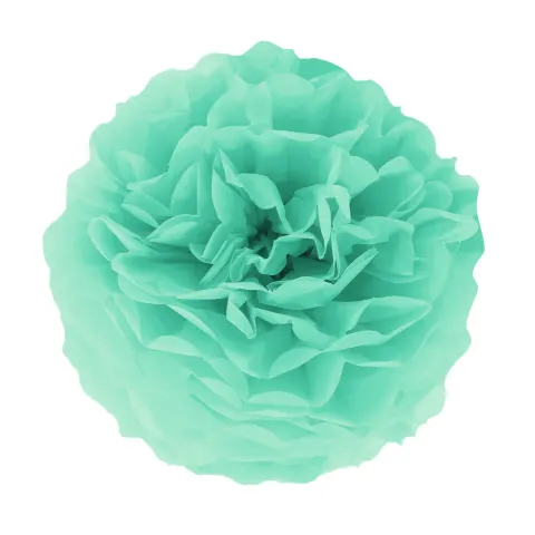 [594133] Pompon papierowy 25cm miętowy