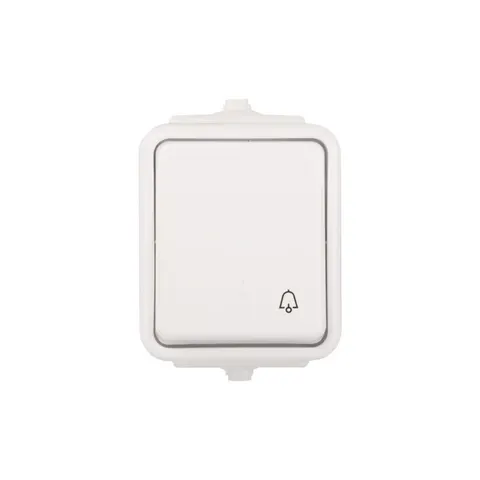 Cedar Przycisk dzwonek natynkowy hermetyczny IP44, biały; WNT101C01 SCHNEIDER ELECTRIC