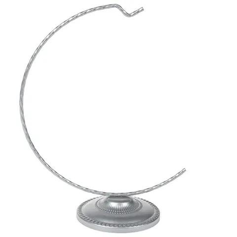[60950] Ozdobny stojak na bombkę 12cm srebrny