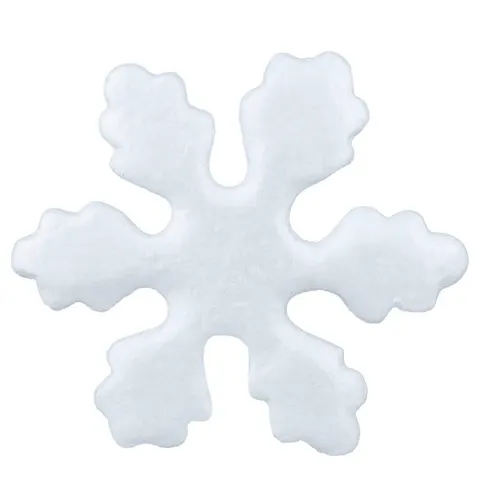 [608104] Śnieżynka styropianowa 20cm biała