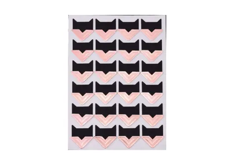 [73562] Papierowe narożniki do zdjęć rose gold 24szt