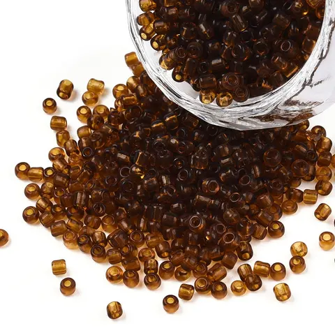 [701133] Koraliki drobne oponki brązowe 15 gram
