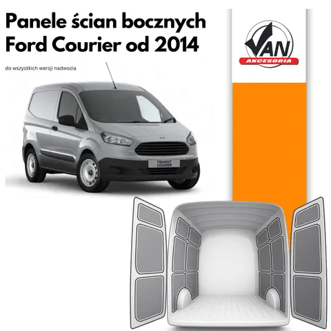 Panele ścian bocznych do Ford Courier rok produkcji od 2014